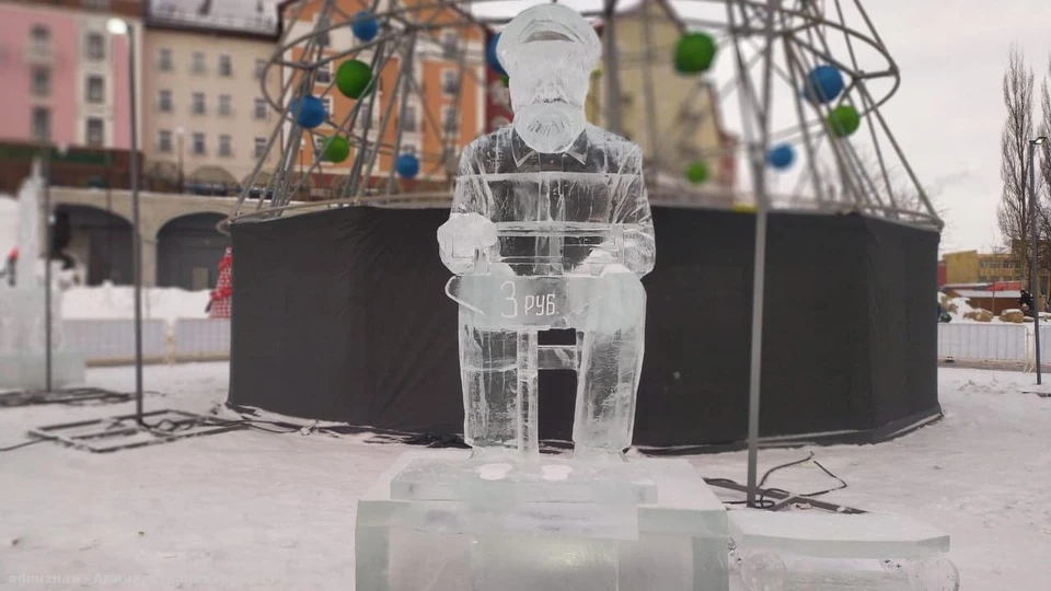 Власти Рязани посчитали, что фестиваль ледовых скульптур удался. Фото: администрация Рязани.