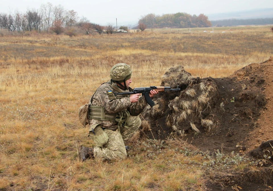 Украинские военные восемь лет обстреливают Донбасс. Фото: Штаб «ООС»