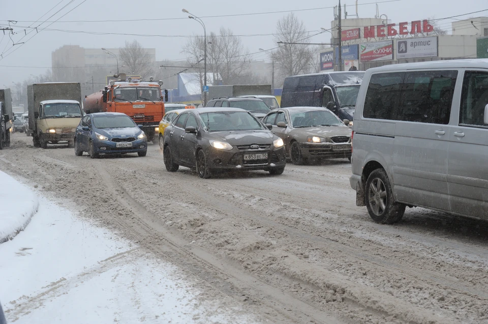 Пробки сковали Новосибирск 2 февраля