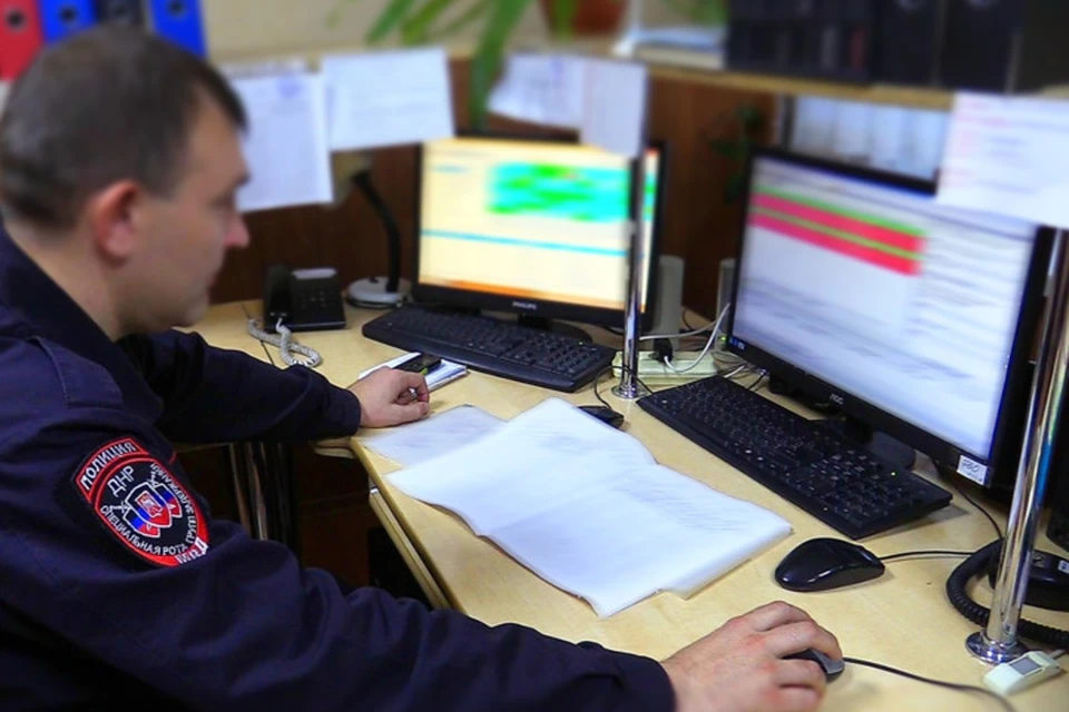 На пульт МВД ДНР поступило сообщении о подозрительной находке в центре столицы. Фото: МВД ДНР