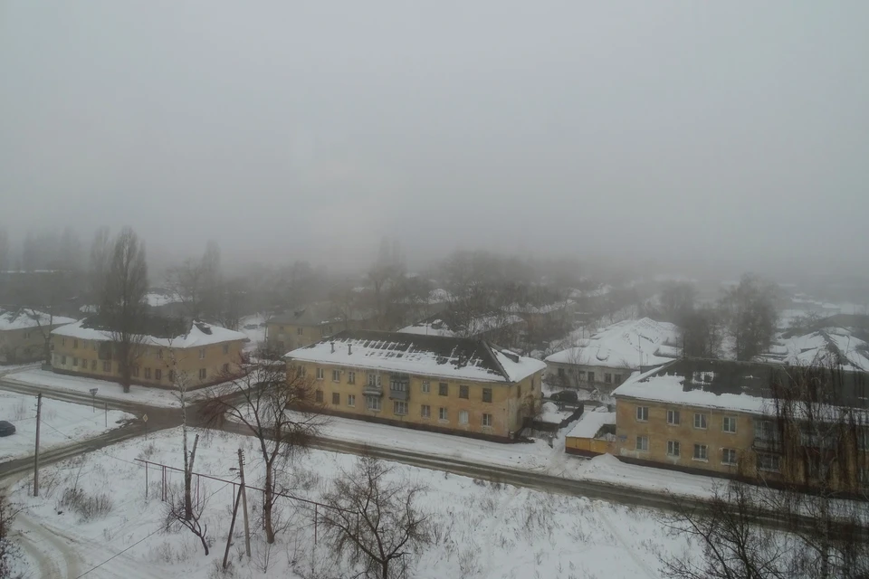 В Липецке и области сильный туман