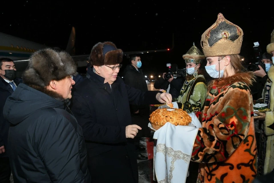 Токаев прибыл в Татарстан с рабочим визитом утром 11 февраля. Фото: пресс-служба президента Татарстана.