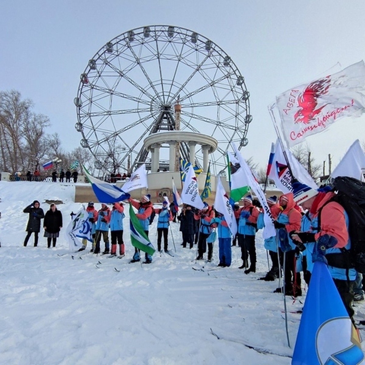 400 километров по льду пройдут 15 лыжников из Комсомольска-на-Амуре - KP.RU