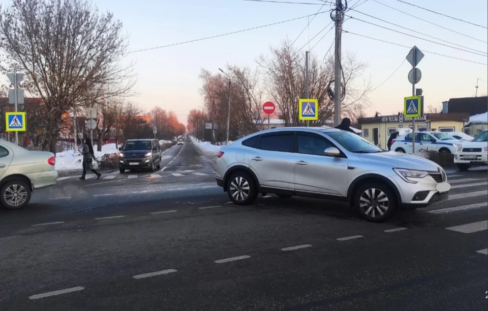 На Бурашевском шоссе сбили пешехода Фото: УГИБДД России по Тверской области