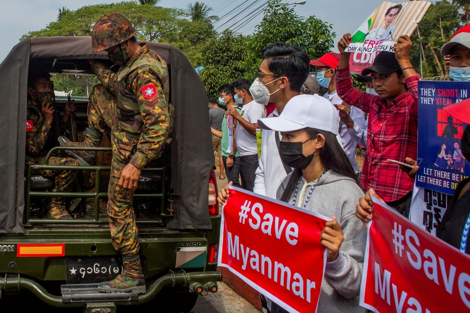 В 2021 году в Мьянме произошел военный переворот.