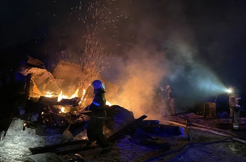 Во время пожара никто не пострадал. Фото: ГУ МЧС по Свердловской области