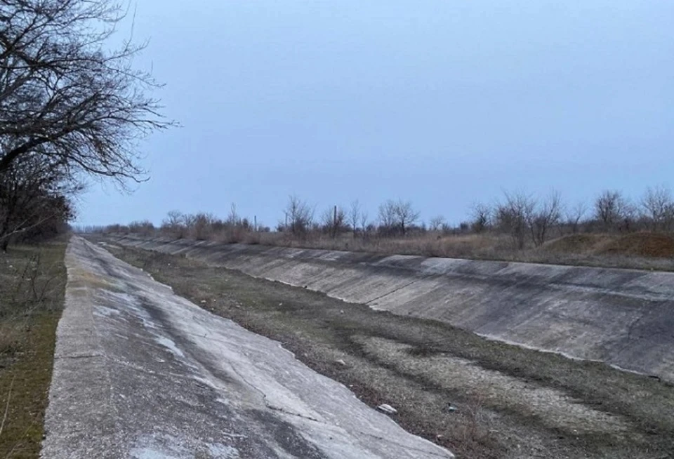 Часть русла Северо-Крымского канала заросла и требует расчистки
