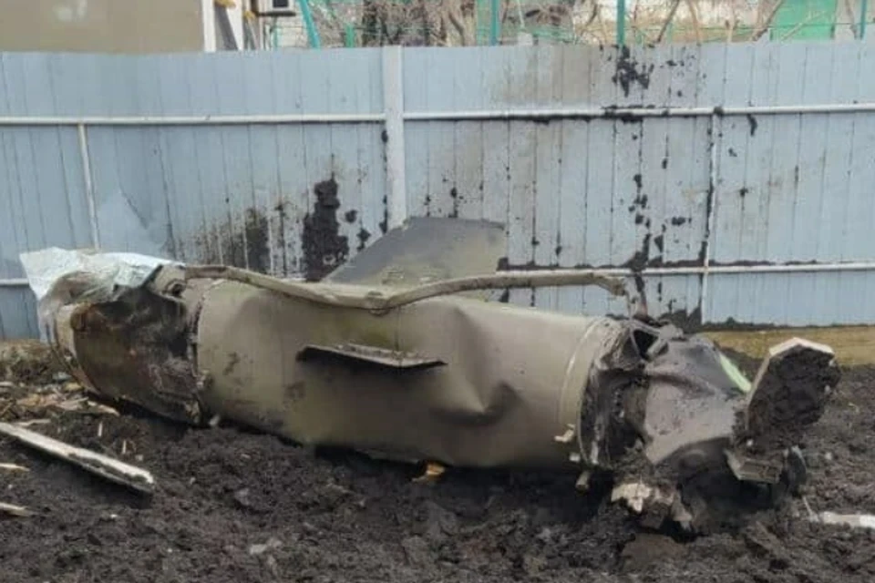 Головная часть боеприпаса не сработала. Фото: Представительство ДНР в СЦКК