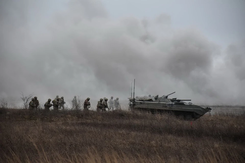 ВСУ атаковали под прикрытием артиллерийского огня. Фото: МОУ