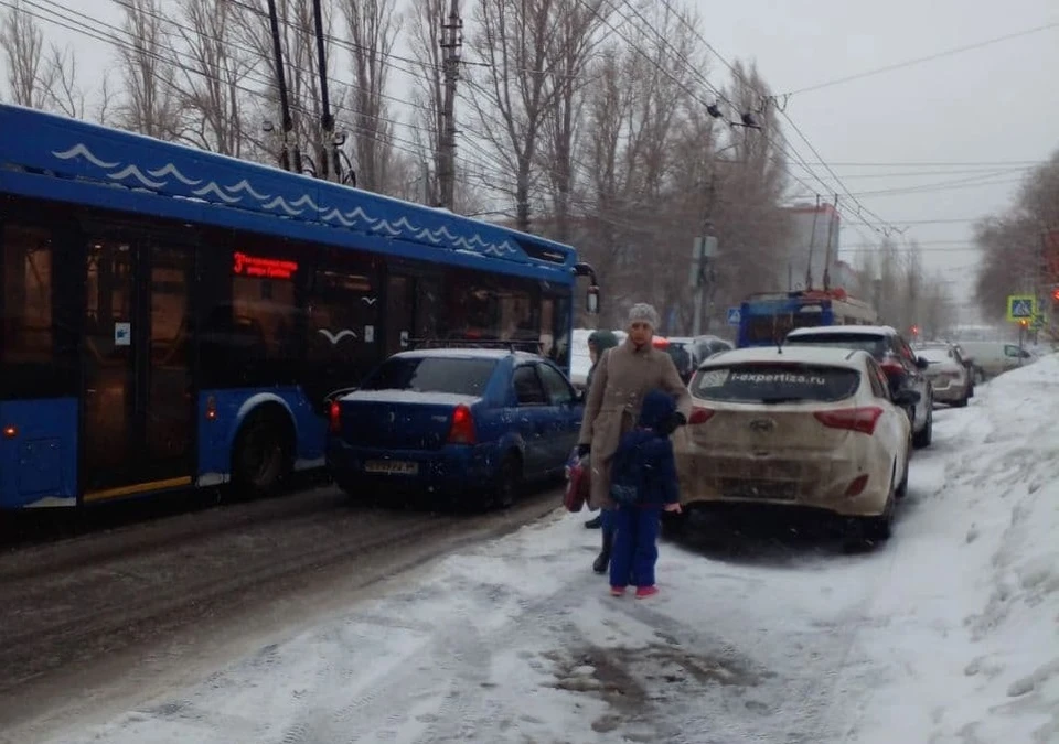 Троллейбус в Саратове