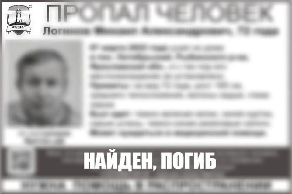 Пропавшего 7 марта мужчину нашли мертвым. ФОТО: ЯрСпас