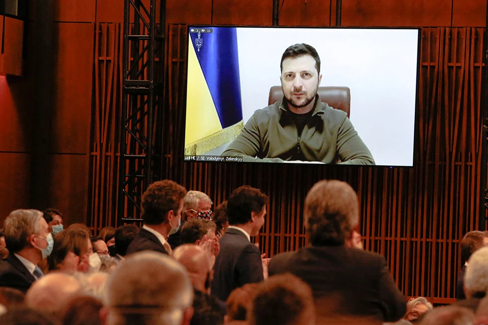 Владимир Зеленский выступил в канадском парламенте – по видеосвязи.