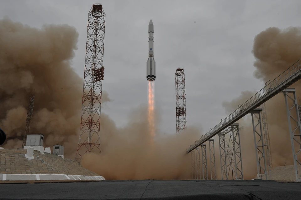 Во вторник 22 марта стартовала ракета Союз-2.1а со спутником связи. Фото носит иллюстративный характер.