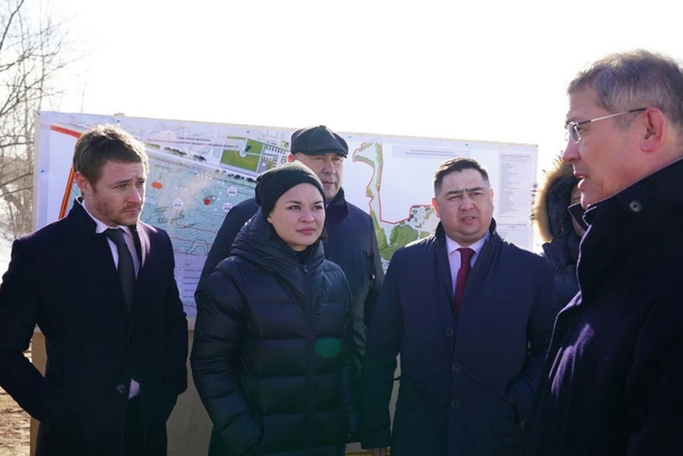 Ксения Шойгу (в центре) посетила Уфу по приглашению главы Башкирии