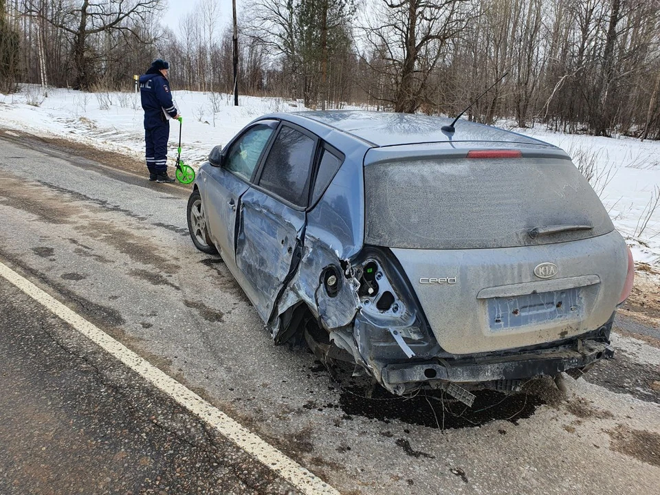 В ДТП пострадала молодая женщина Фото: УГИБДД России по Тверской области