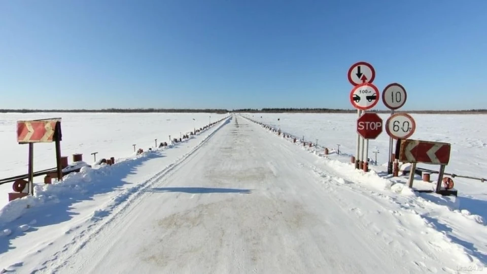 В середине прошлой недели грузоподъемность переправы снизили с 10 до 6 тонн. Фото: ГУ МЧС по УР