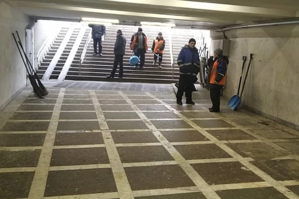 Инцидент произошел в подземном переходе рядом с остановкой «Детский мир». Фото: Игорь Клеин
