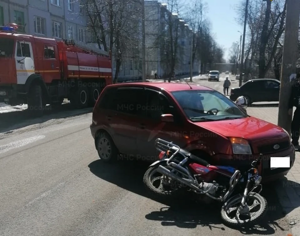 ДТП произошло в понедельник днем.