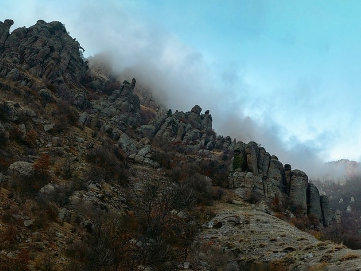 Долина привидений Крым молния
