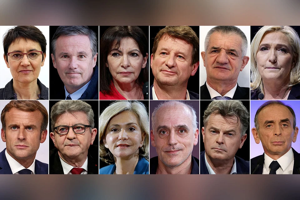 Все кандидаты в президенты Франции в первом туре выборов