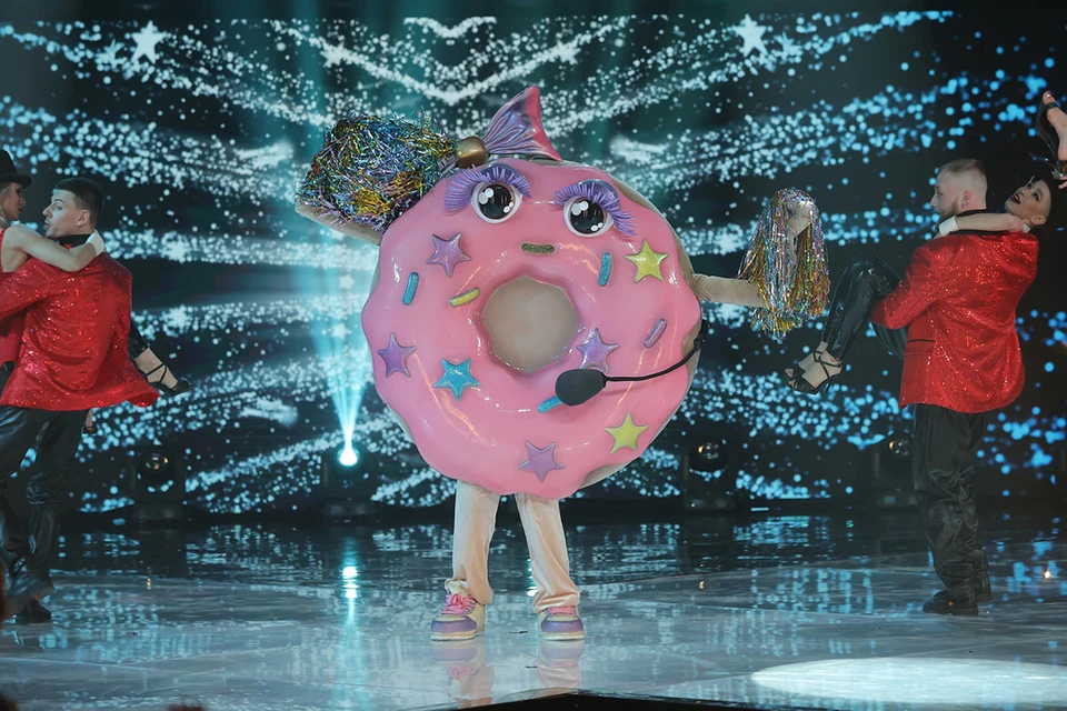 В девятом выпуске шоу «Маска» рассекретили Пончика. Фото: пресс-служба НТВ