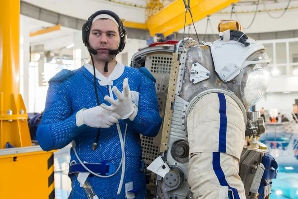Дмитрий Петелин готовится полететь в космос. Фото: Центр подготовки космонавтов