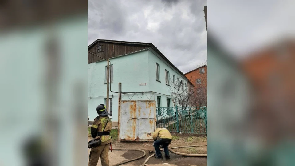 Площадь возгорания составила 5 квадратных метров