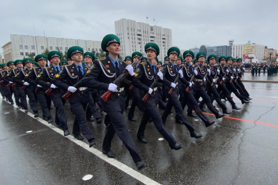 Во время проведения репетиций Парада Победы 9 мая 2022 года в Хабаровске площадь Ленина будет оцеплена