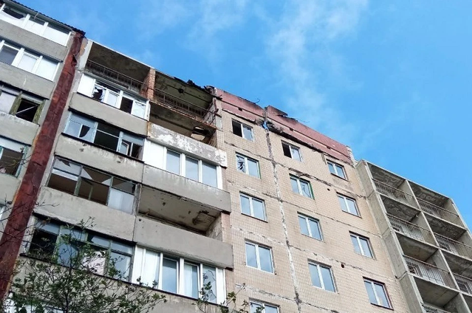 ВФУ нанесли удар по жилым домам Ясиноватой. Фото: t.me/vmakeevke