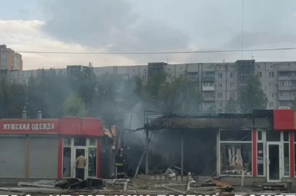 Кировский район Донецка был атакован из «Градов». Фото: ТГ/Кулемзин