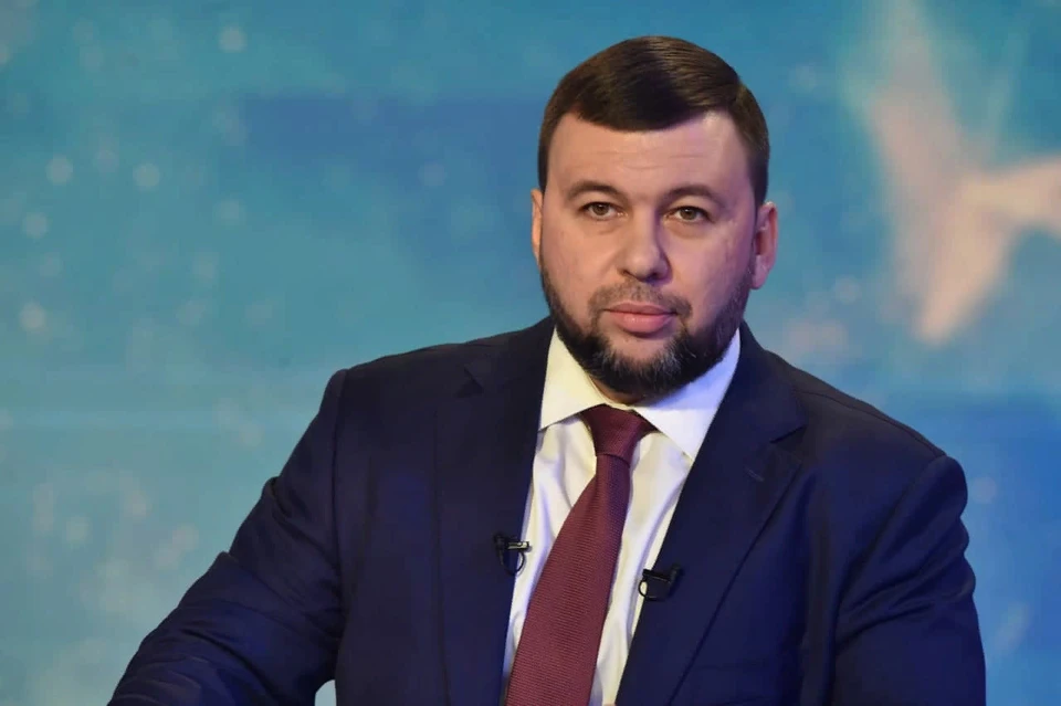 По словам Дениса Пушилина, жители Донбасса живут во время, насыщенное важными и судьбоносными событиями. Фото: пресс-служба Главы ДНР