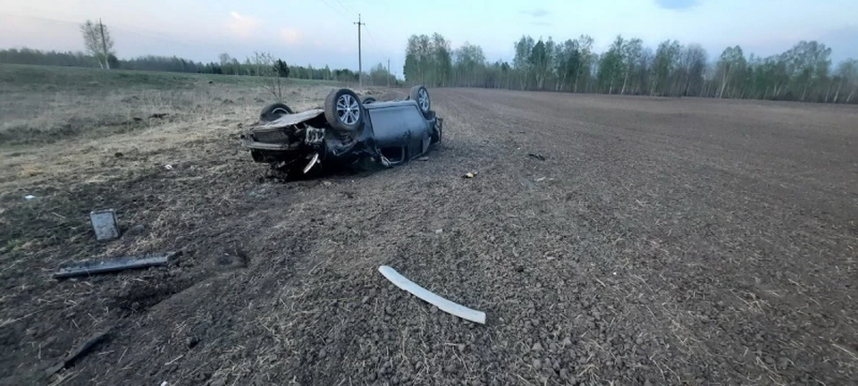 На месте ДТП погиб водитель автомобиля.