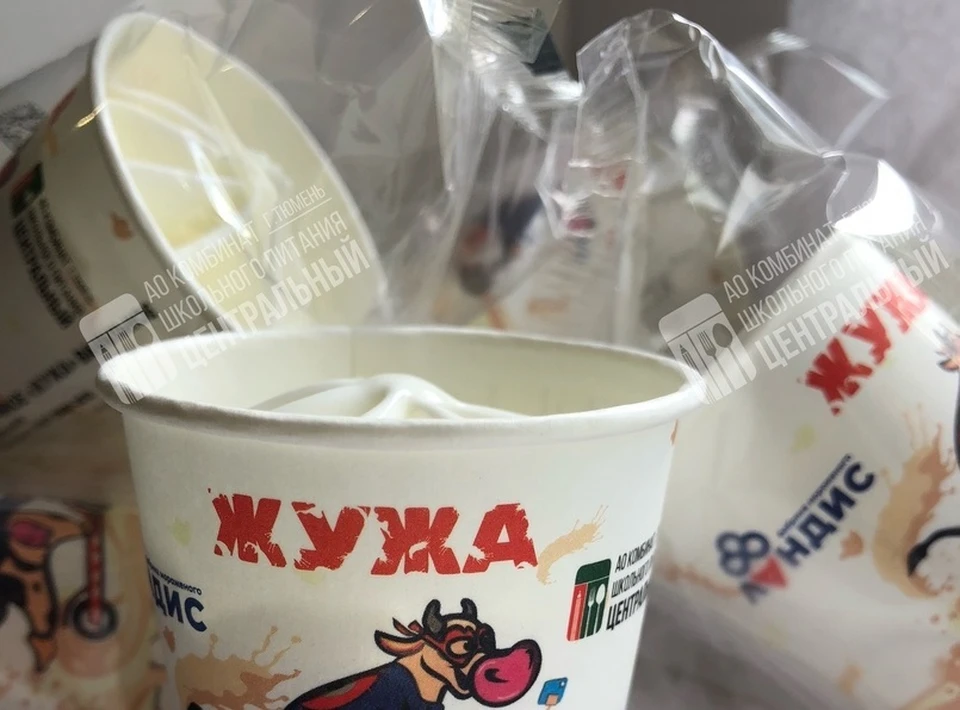 Тюменским школьникам включили в меню мороженое. Фото – АО «Комбинат школьного питания «Центральный».