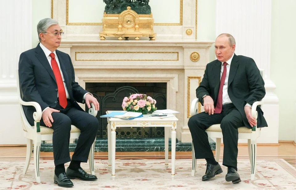 Касым-Жомарт Токаев и Владимир Путин