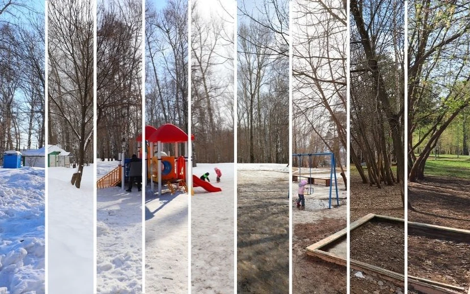 Так менялась детская площадка в Ижевске на протяжении 9 недель