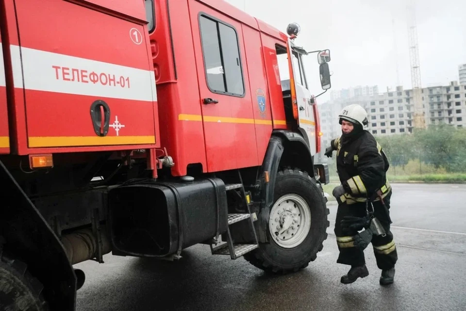 Житель Петербурга пострадал в пожаре в Московском районе города