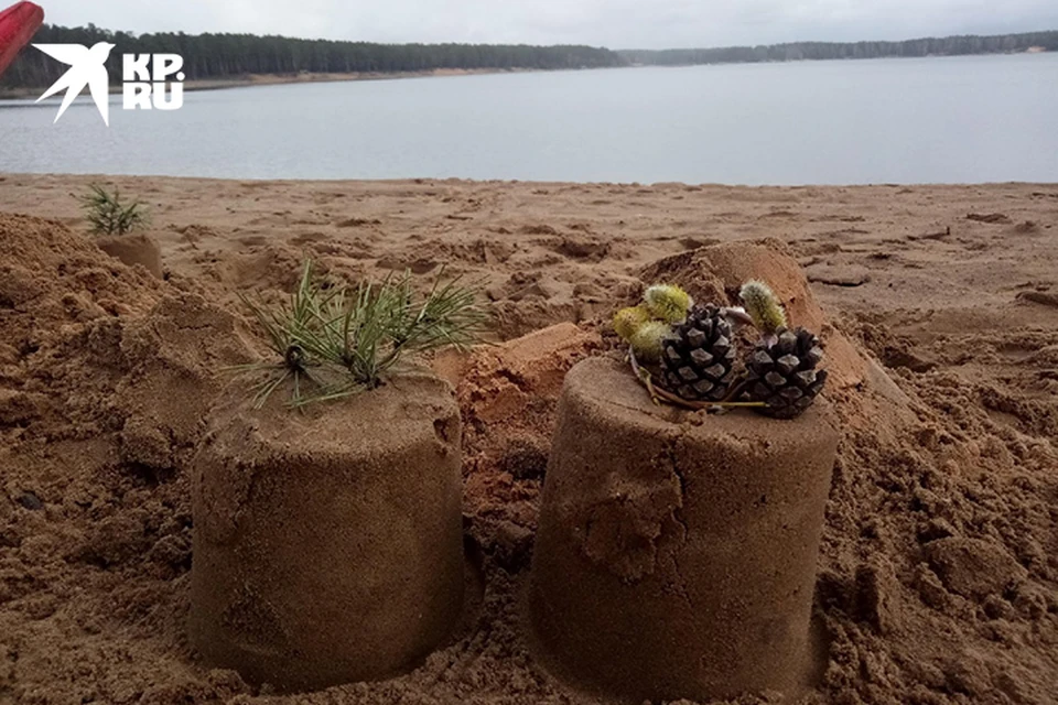 Берег и вода чистые только на карьерах в Константиновке