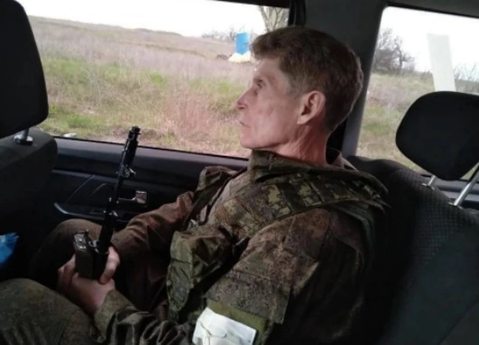 Губернатор в зоне СВО в конце апреля. Фото: соцсети