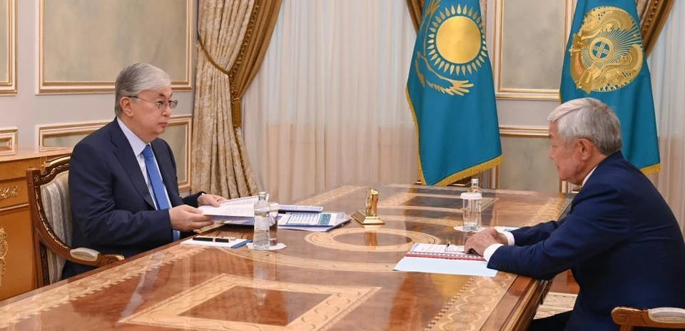 Касым-Жомарт Токаев и Бердибек Сапарбаев