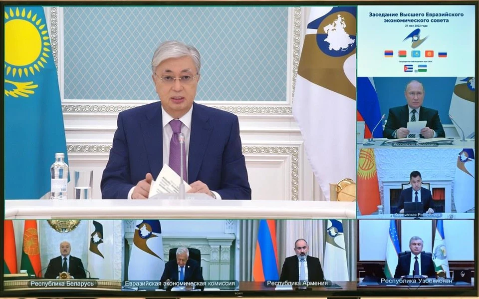 Касым-Жомарт Токаев выступил на заседании Высшего Евразийского экономического совета (ВЕЭС).
