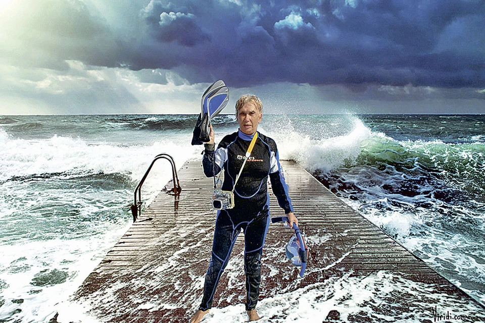 Людмила Рындина увлеклась подводной съемкой в возрасте 60+. Фото: Личный архив