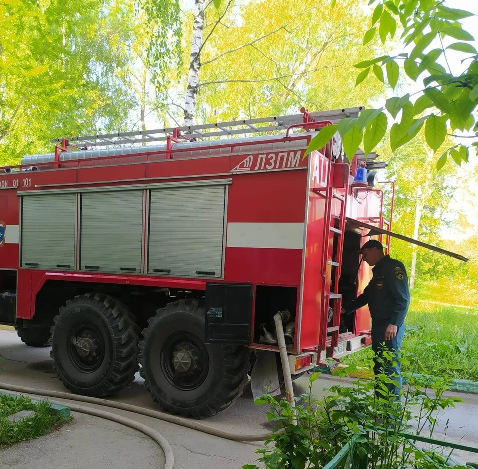 В Туле при пожаре пострадал 44-летний мужчина
