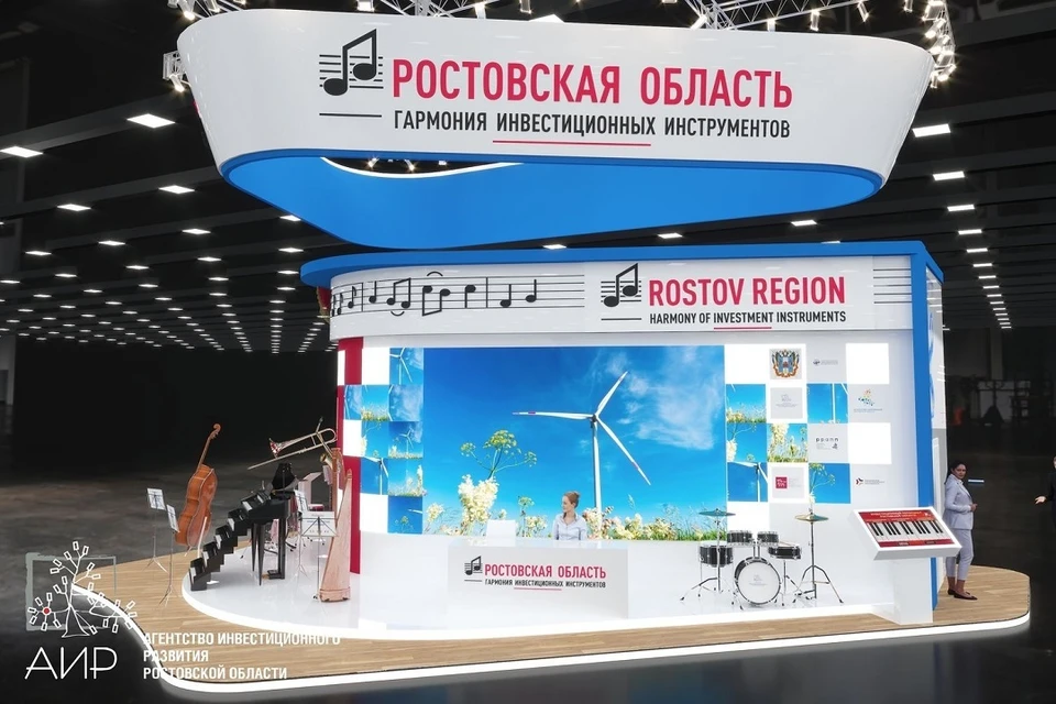 В состав «оркестра» Ростовской области вошли Петр I, Михаил Шолохов, Антон Чехов, Василий Ломоносов и другие деятели. Фото: сайт Агентства инвестиционного развития Ростовской области.