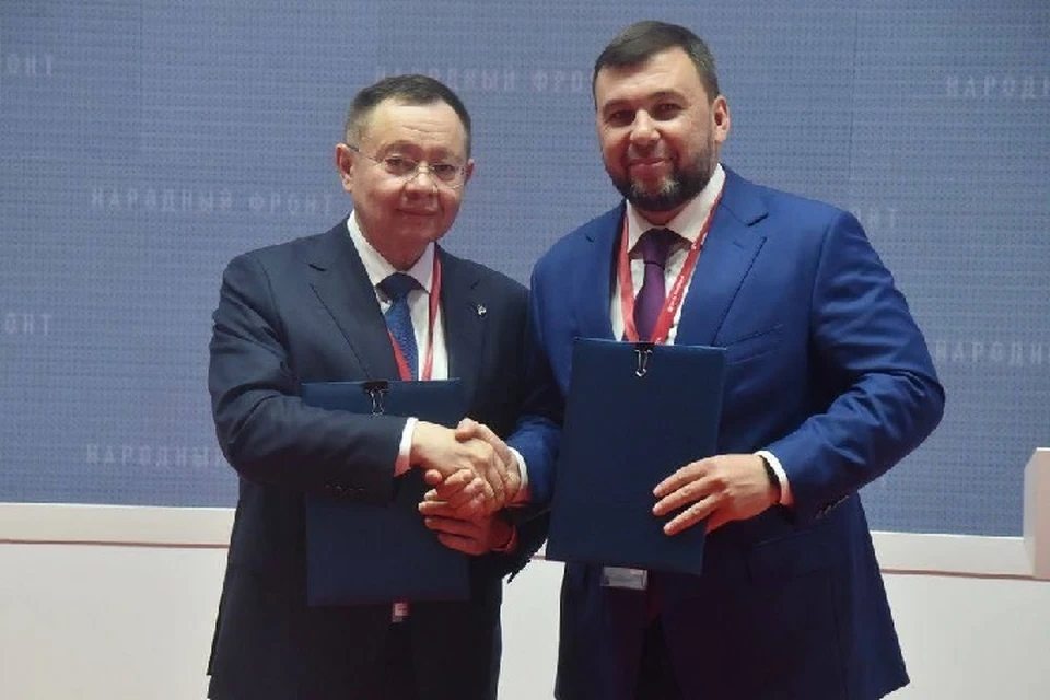 На экономическом форуме в Санкт-Петербурге подписан ряд важных соглашений для Республик. Фото: t.me/pushilindenis