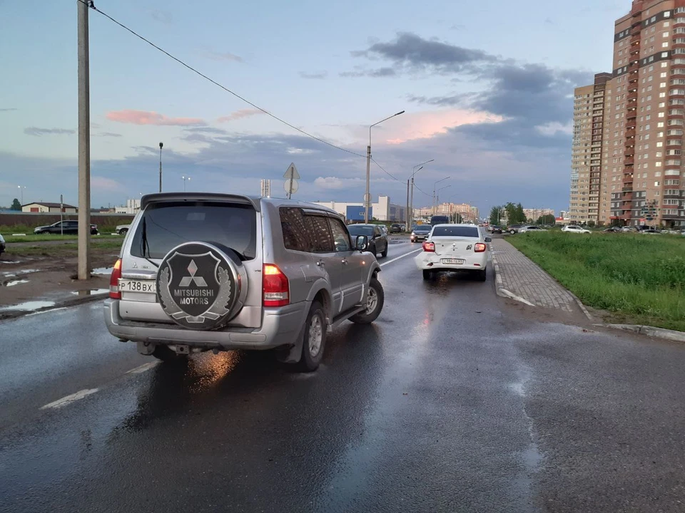 Место аварии на Оснабрюкской. Фото: ГИБДД по Тверской области