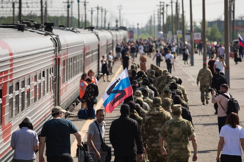 Участвовавшие в спецоперации росгвардейцы вернулись в Югру Фото: telegram-канал «Югра. Официально»
