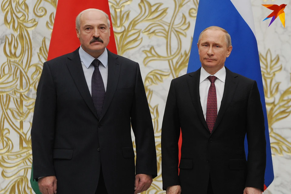Лукашенко и Путин встретились в Санкт-Петербурге. Снимок из архива.