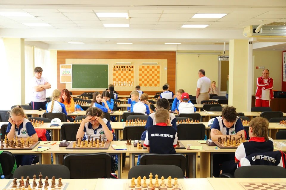 27 июня определилась четверка сильнейших шахматных команд Спартакиады