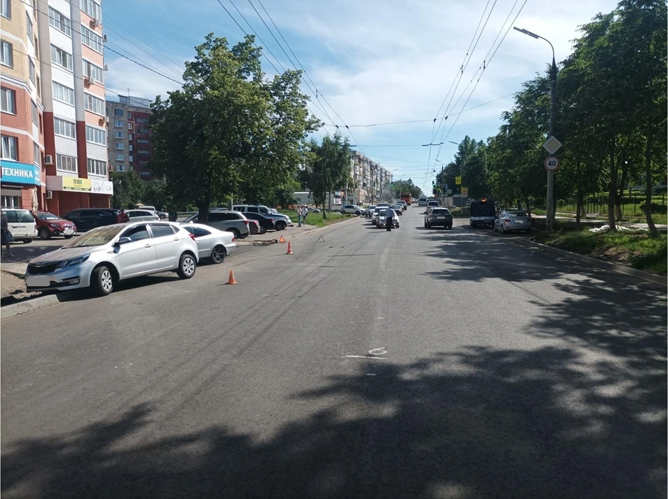 Две дамы на иномарках не разъехались на улице Горького
