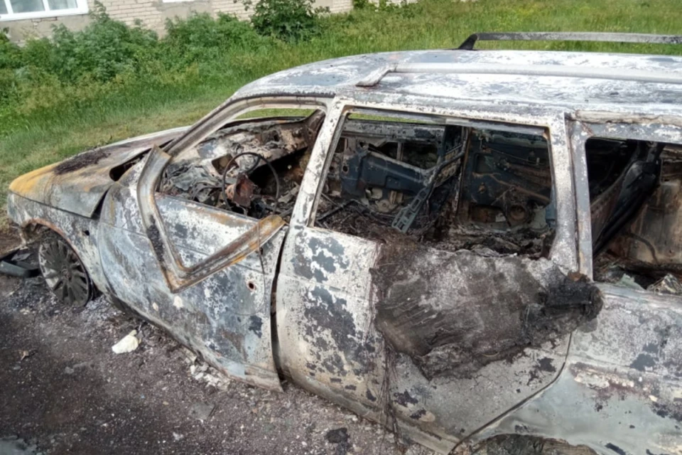 Сельчанин сжег машину знакомого после ссоры из-за женщины. Фото: ГУ МВД РФ по НСО.